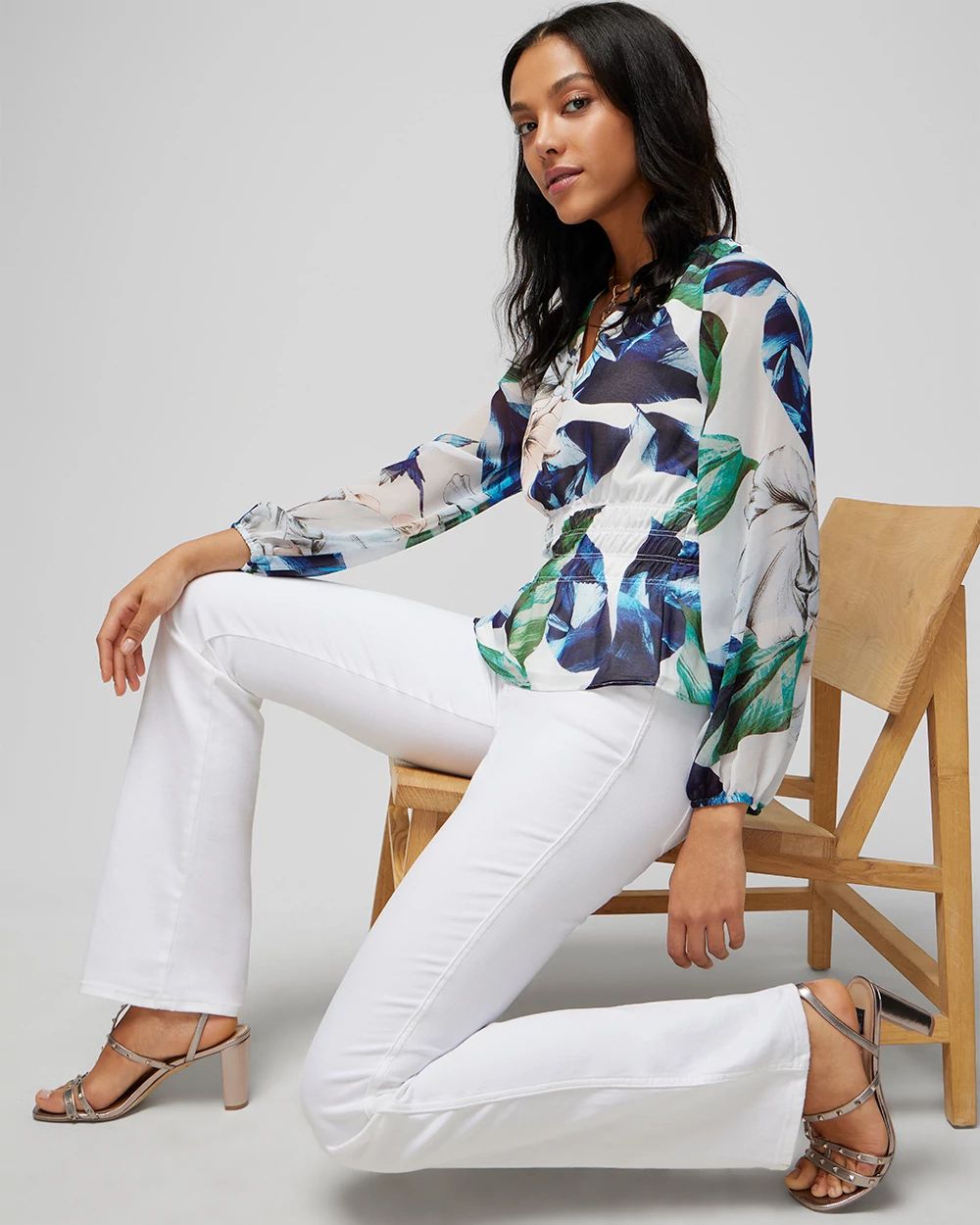 Smocked Waist Blouse