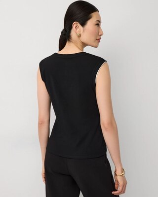 WHBM FORME™ All Ways Stretch Square Neck Top click to view larger image.