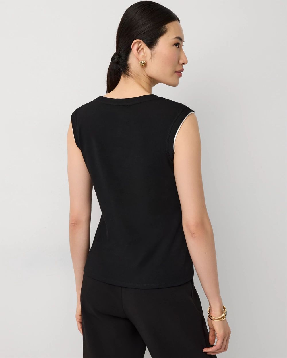 WHBM FORME™ All Ways Stretch Square Neck Top