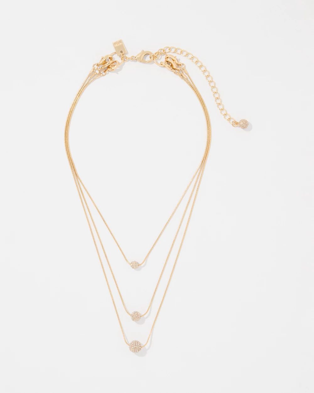 Pavé Pendant Convertible Necklace click to view larger image.