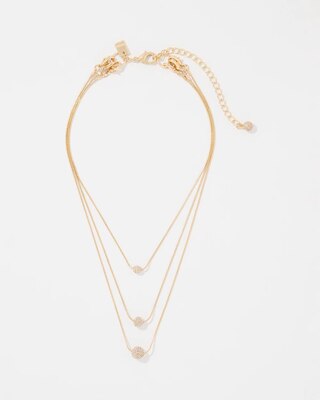 Pavé Pendant Convertible Necklace click to view larger image.