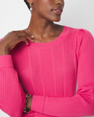 Cashmere Blend Crewneck Sweater click to view larger image.