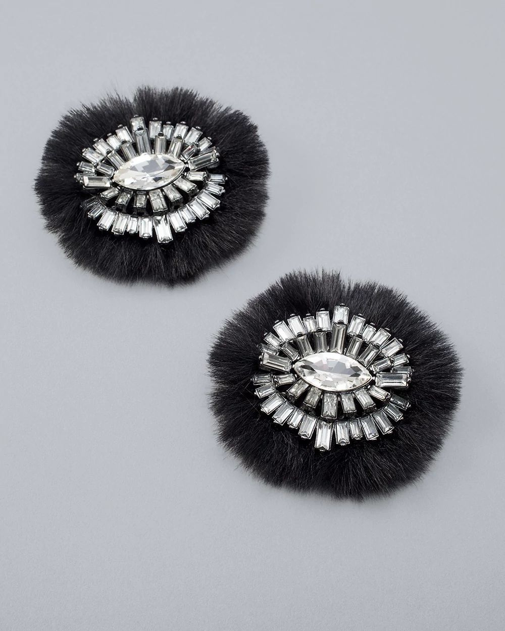 Faux Fur Jewelry Clips