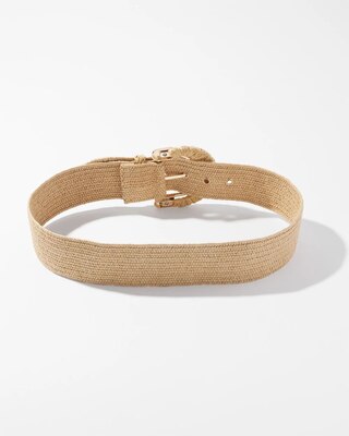 Raffia Waist Belt