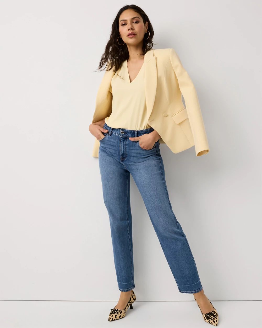 Extra High-Rise Straight Jean