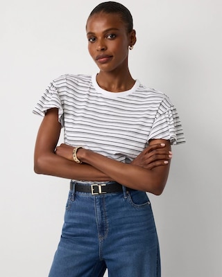 Striped Crewneck Tee