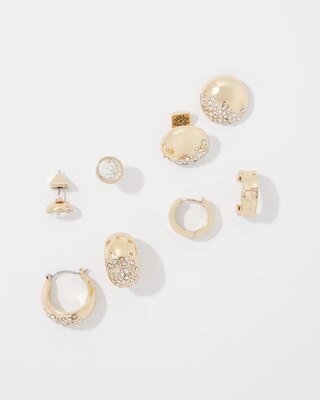 Pavé 4-Pack Earrings