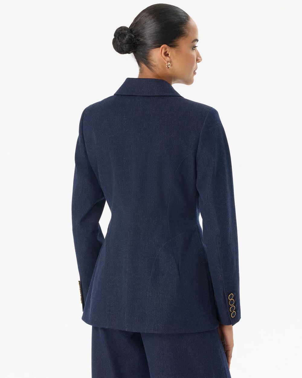 Petite Denim-Look Blazer click to view larger image.