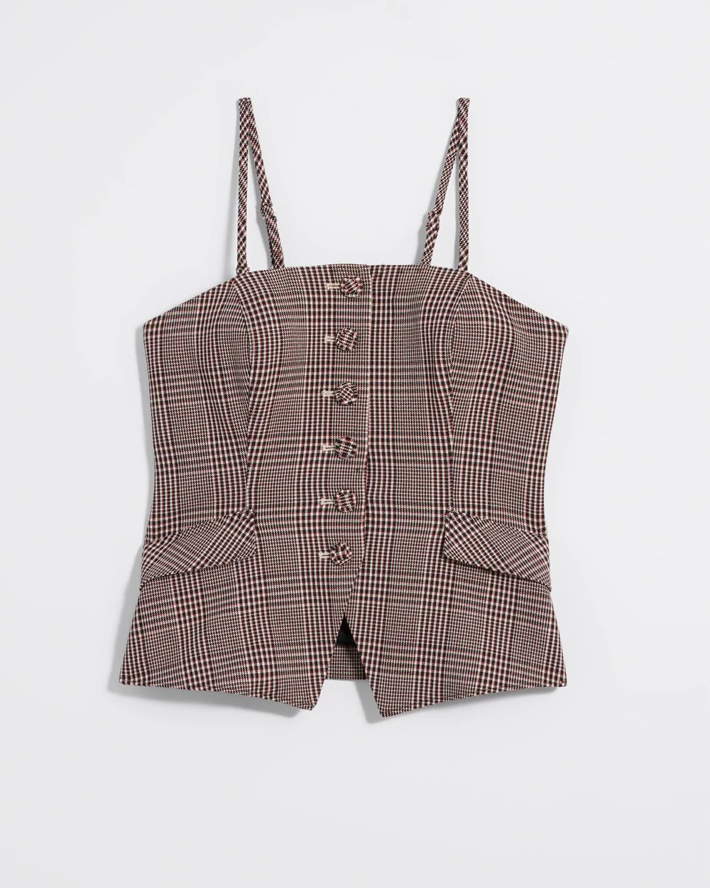 Plaid Bustier