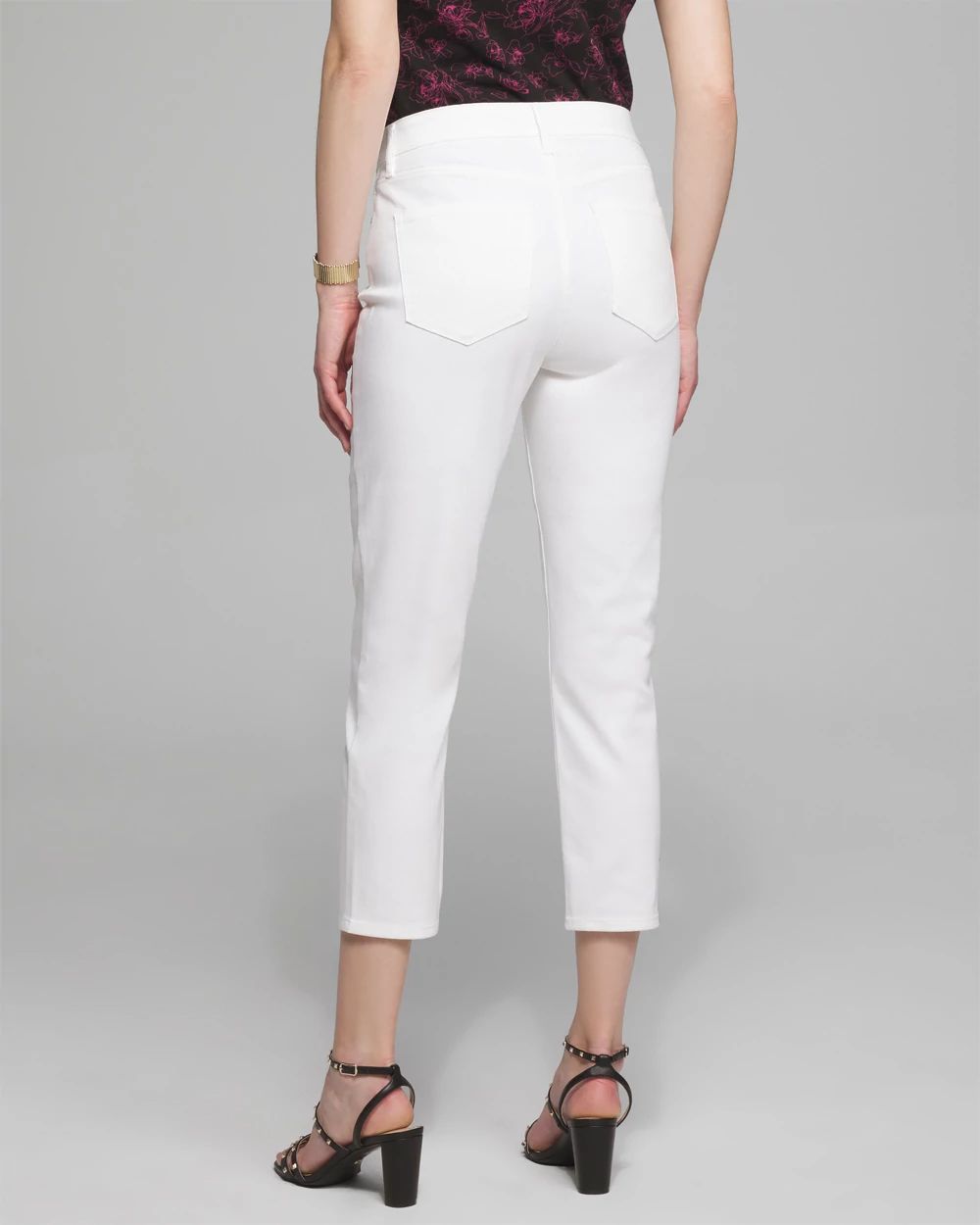 Outlet WHBM High-Rise Slim Crop click to view larger image.