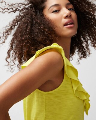 Ruffle Neck Tee
