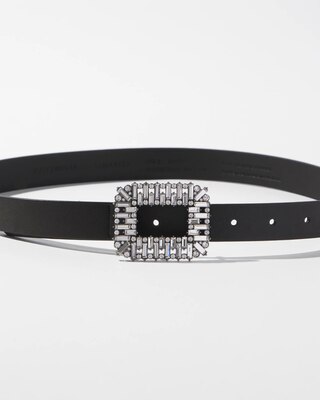 Crystal Buckle Pant Belt