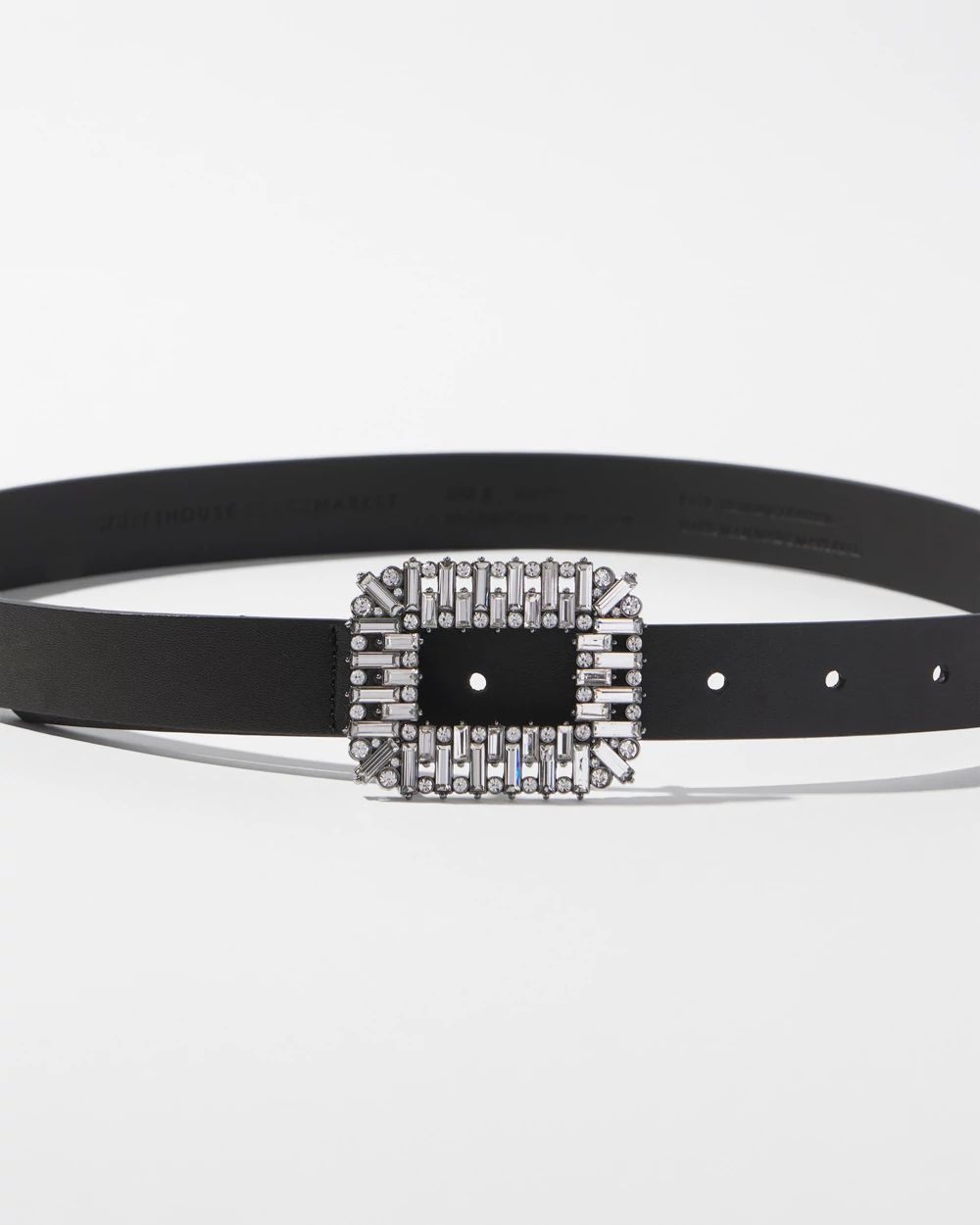 Crystal Buckle Pant Belt