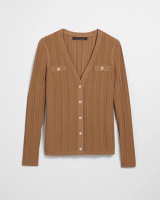 Long Sleeve Snap Front Cardigan