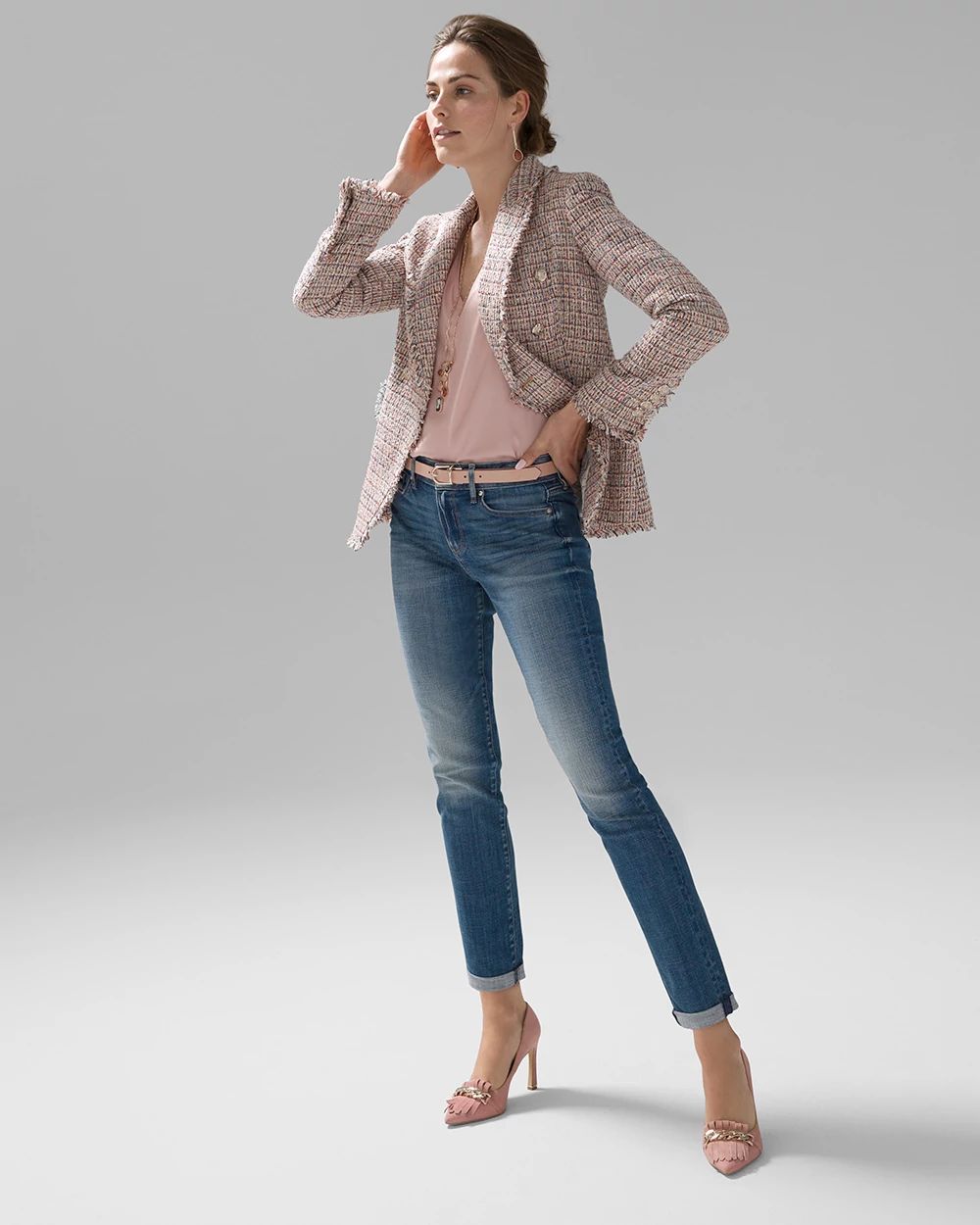 White house black hotsell market girlfriend jeans