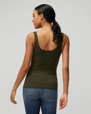 WHBM FORME™ All Ways Stretch Dual Neck Tank click to view larger image.