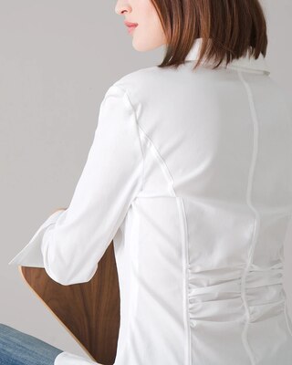 Long-Sleeve Poplin Tunic