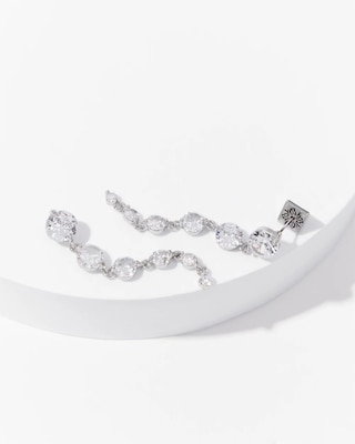 Crystal Linear Earrings click to view larger image.
