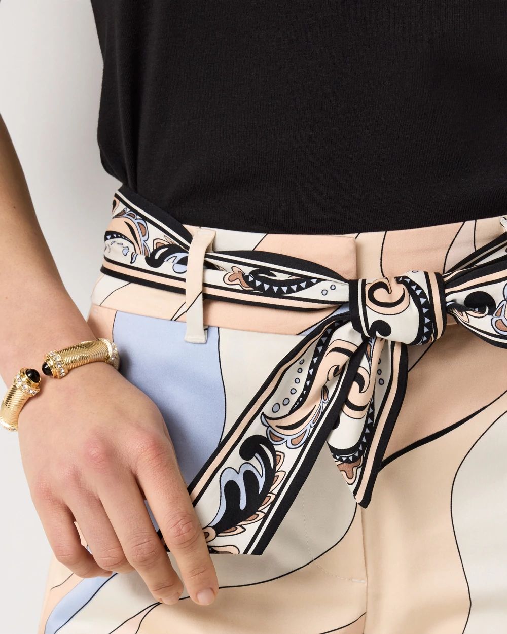 Belted Tailored Short