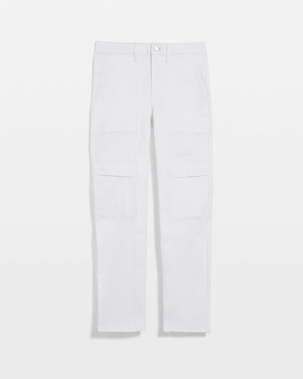High-Rise Cargo Straight Jean