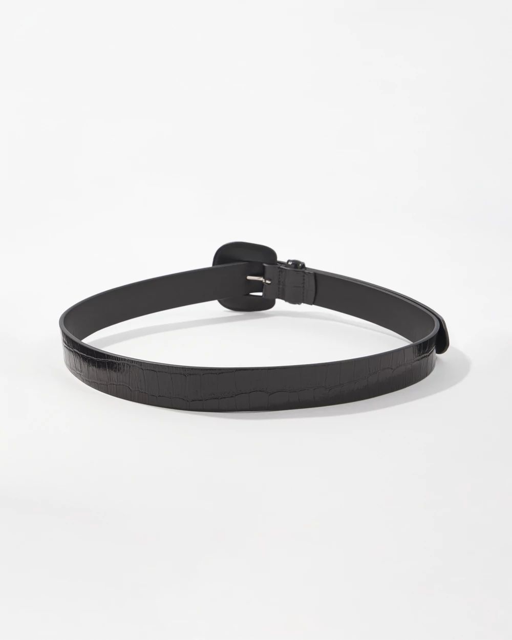 Faux Croc Belt