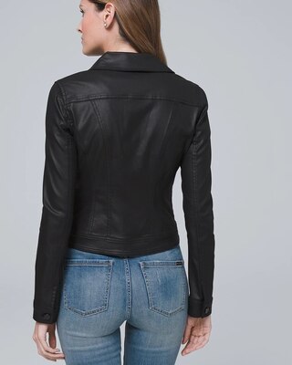 Coated Denim Jacket