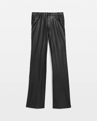 Coated Denim High Rise Wide Leg Jean click to view larger image.