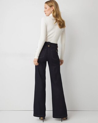 High-Rise Mariner Wide Leg Jeans