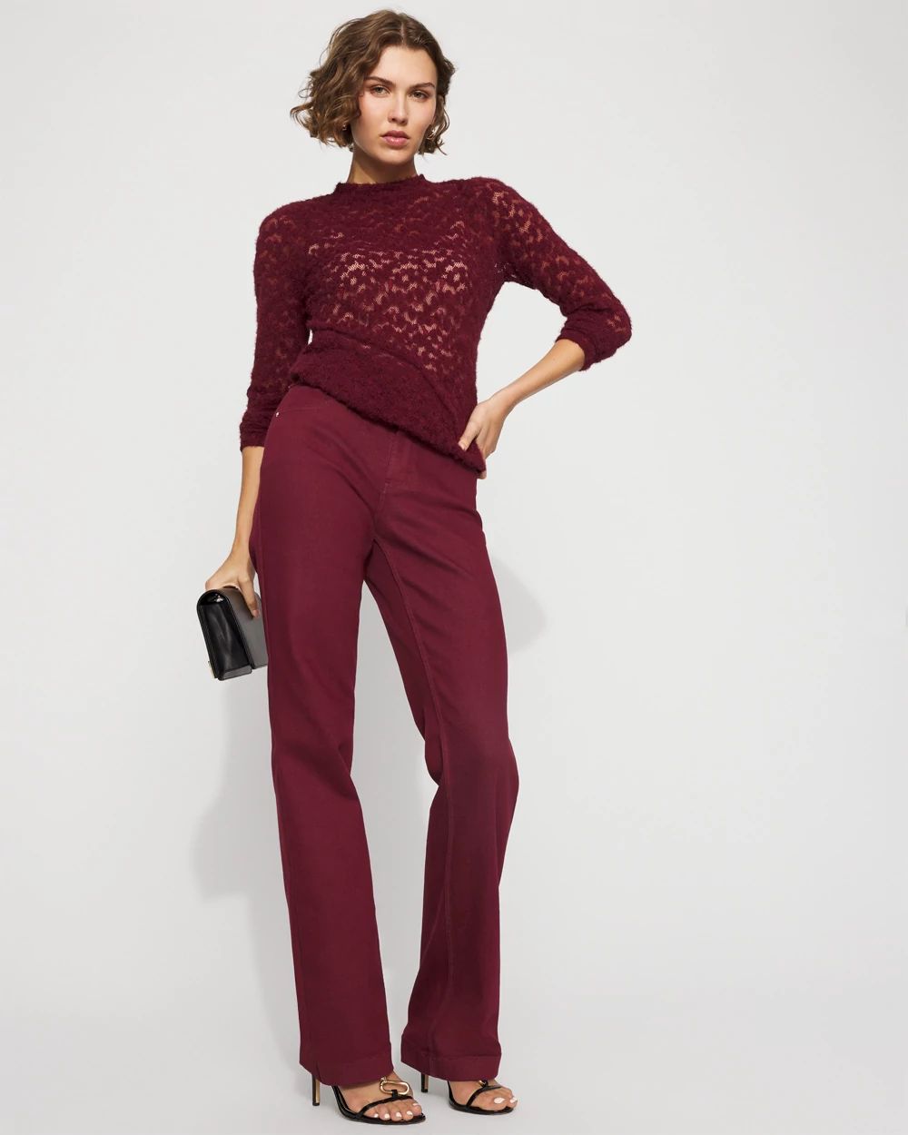 Extra High-Rise Double-Waist Trouser Jean