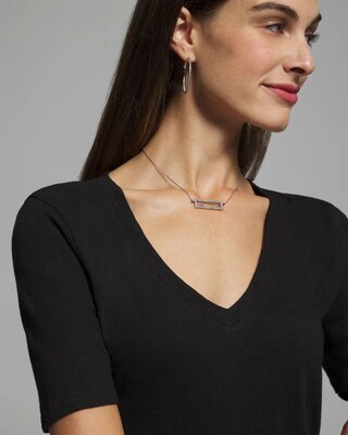 Outlet WHBM V-Neck Foundation Tee