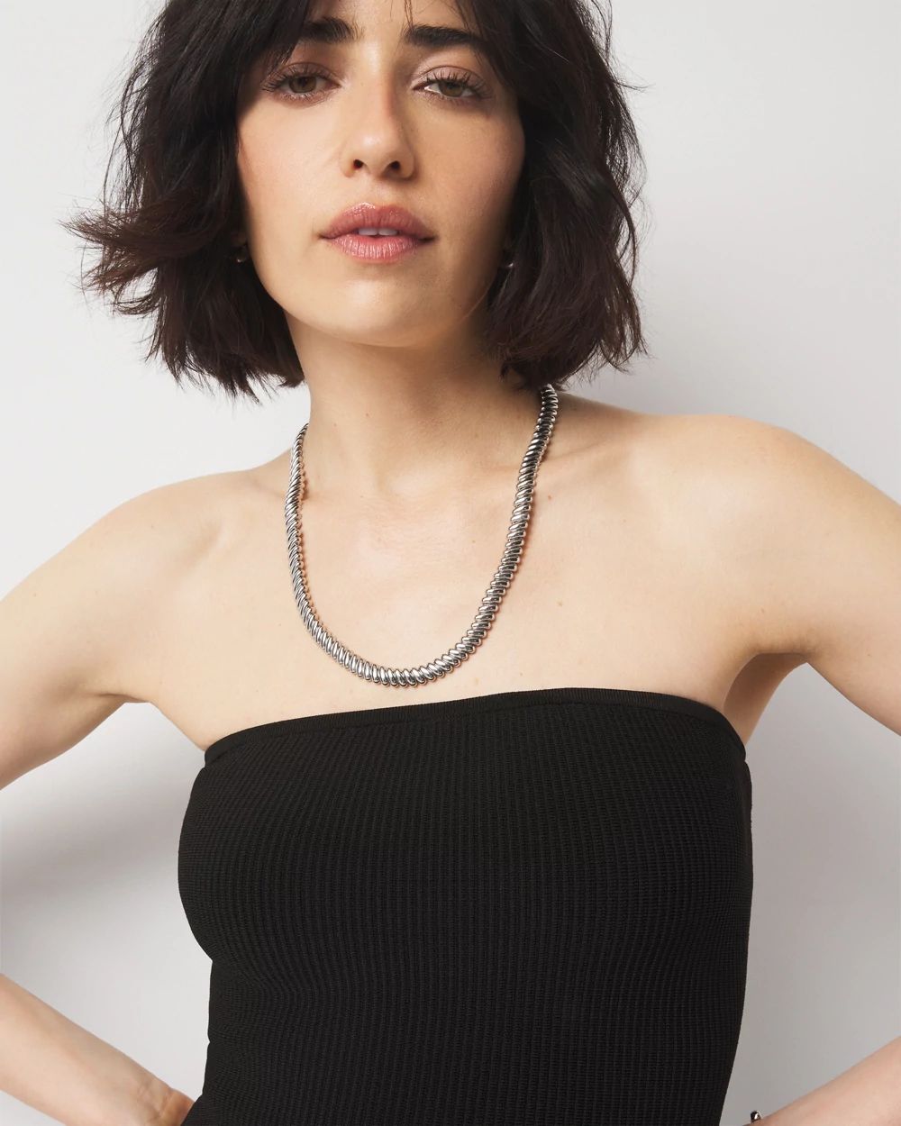 WHBM FORME™ Sculpt Stretch Sweater Tube Top
