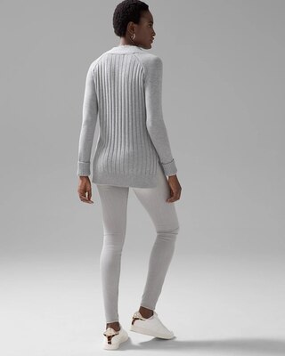 Long Sleeve Ribbed Tunic