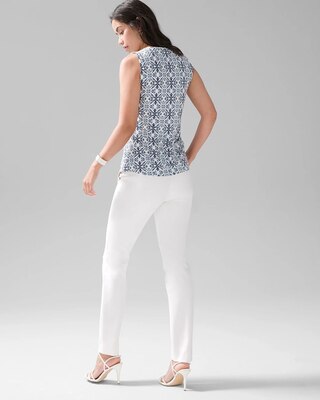 Matte Jersey Lace-Up Tank