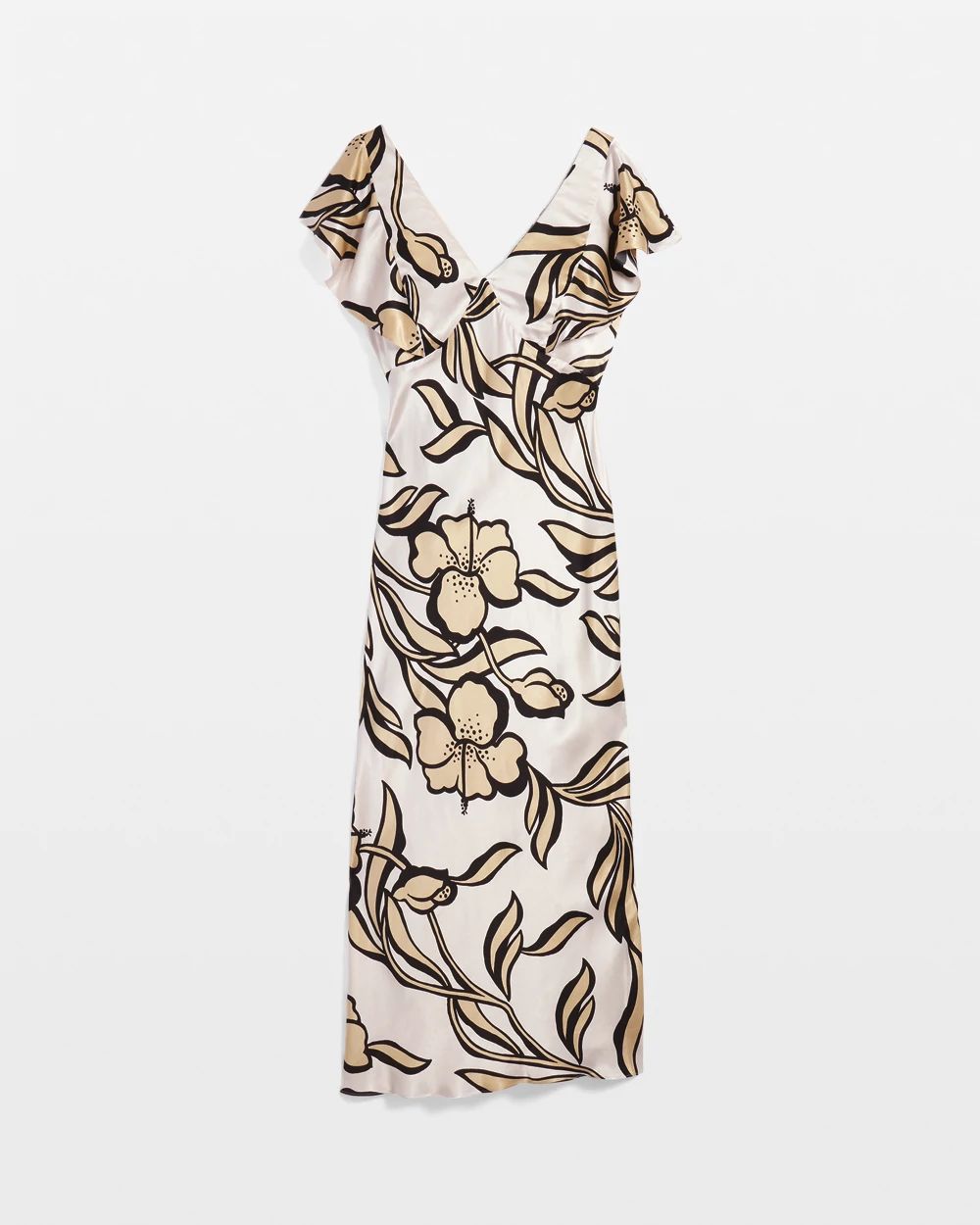 Petite Satin Slip Maxi Dress