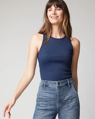 WHBM FORME™ Ribbed Stretch Tank