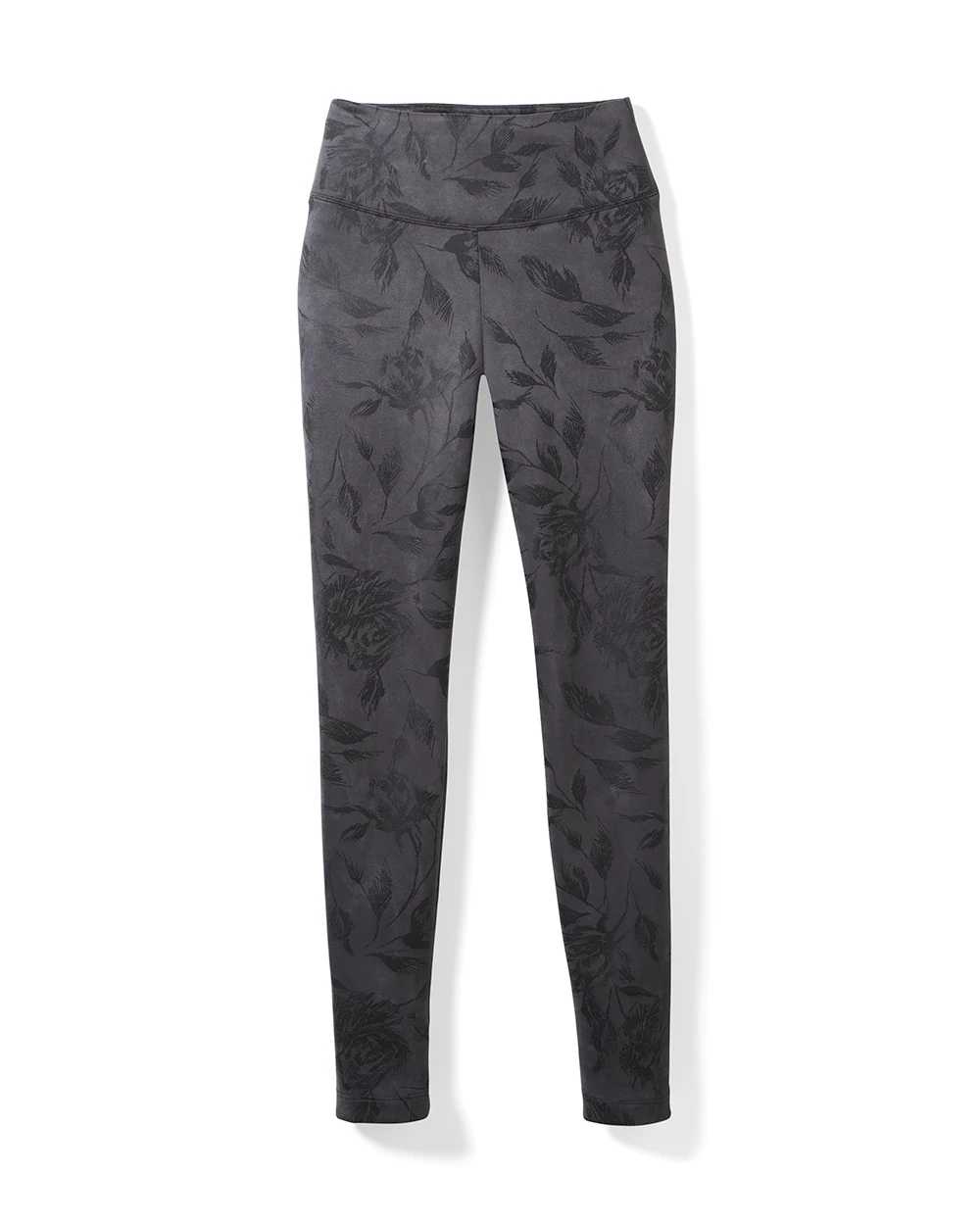 Vegan Suede WHBM Runway Leggings