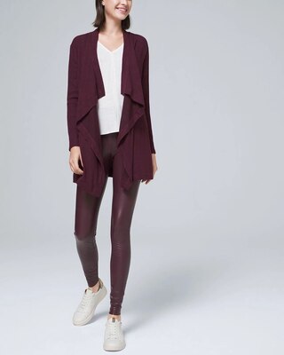 Faux Leather Runway Legging