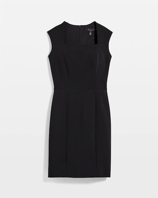 Square Neck Sheath Dress click to view larger image.