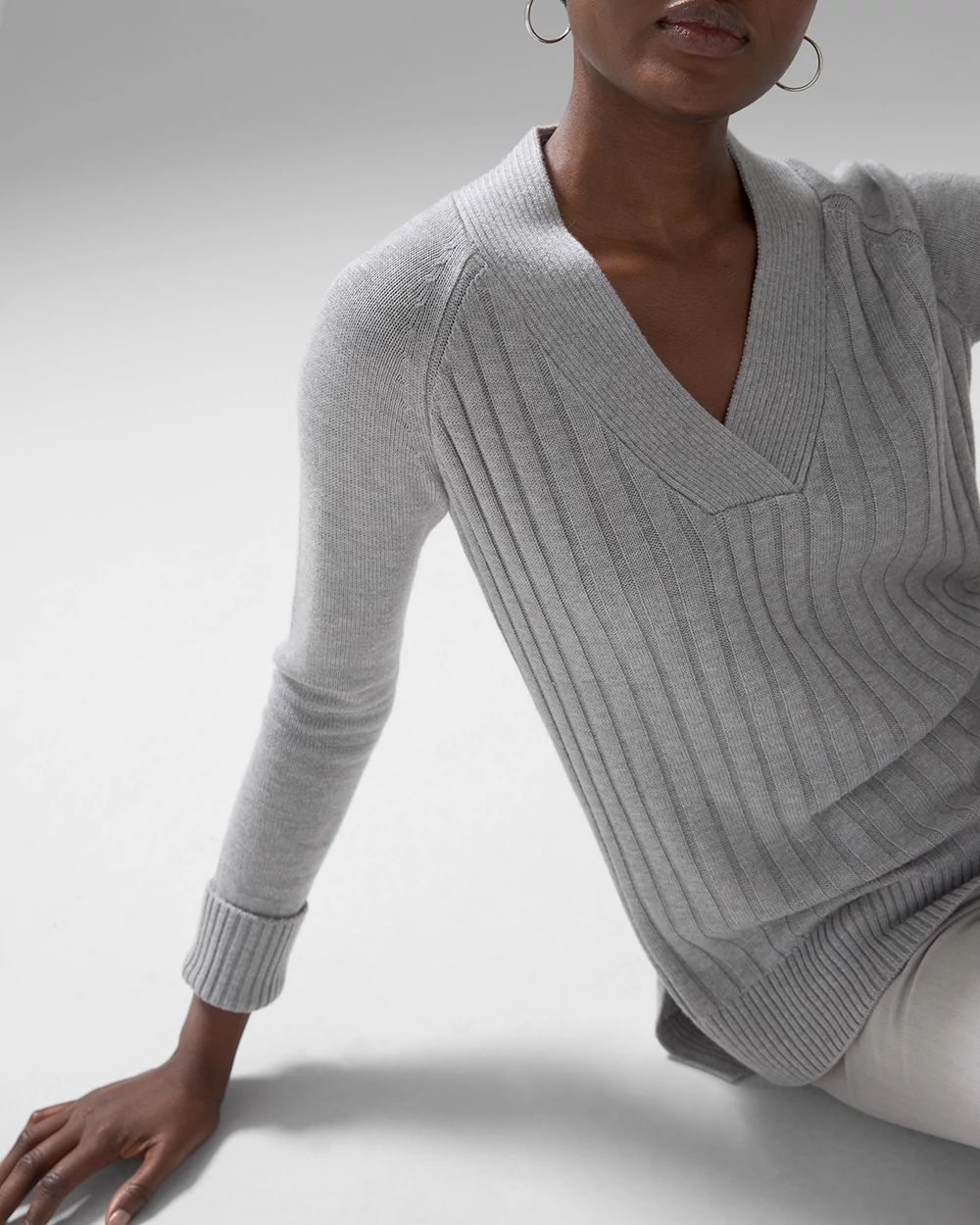 Long Sleeve Ribbed Tunic