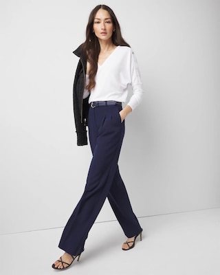 Snap Detail Dolman Sleeve Top click to view larger image.