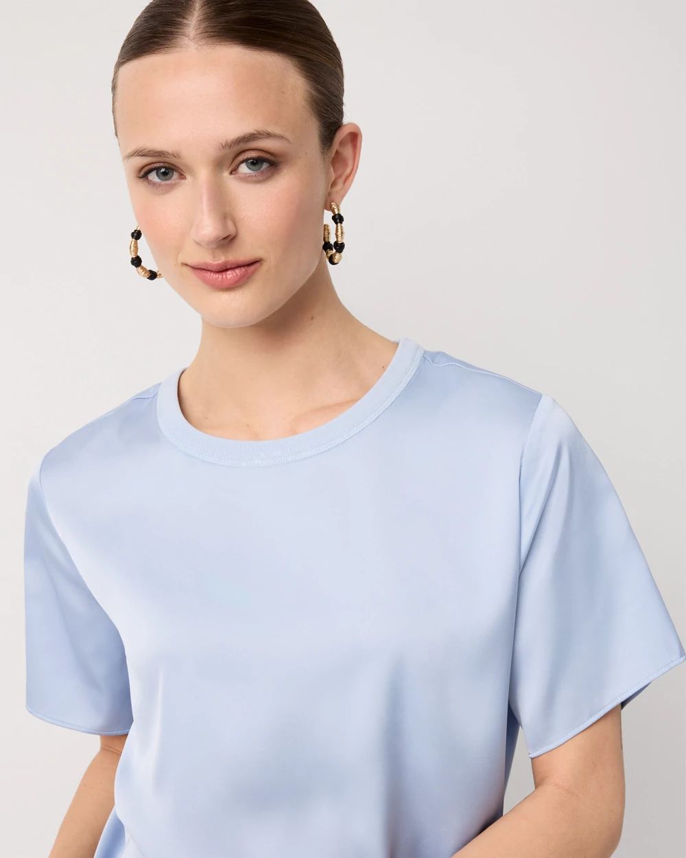 Satin Tee click to view larger image.