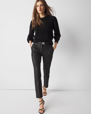 Tinsel Trim Sweater click to view larger image.