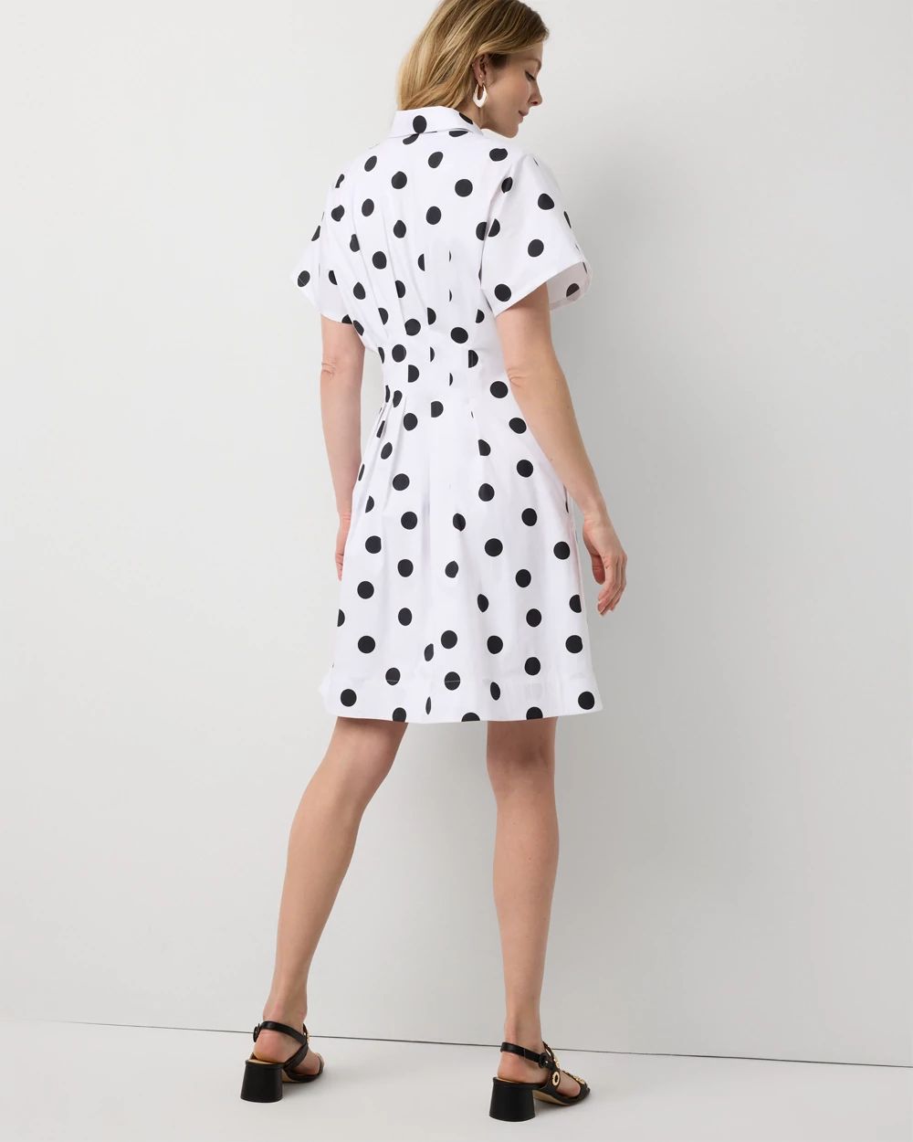 Poplin Corset Shirt Dress