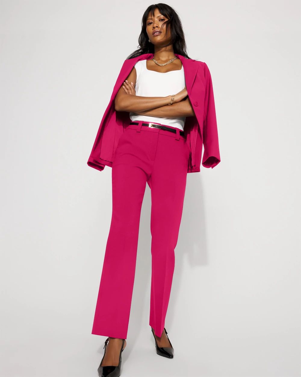 High-Rise Blake Slim Boot Pant