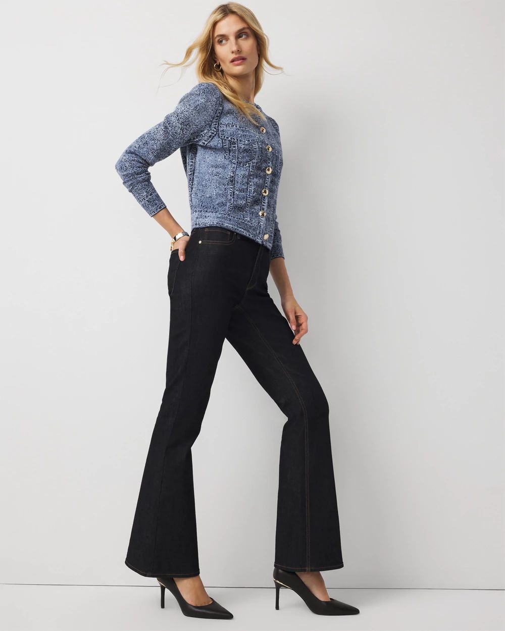 High-Rise Flare Jean