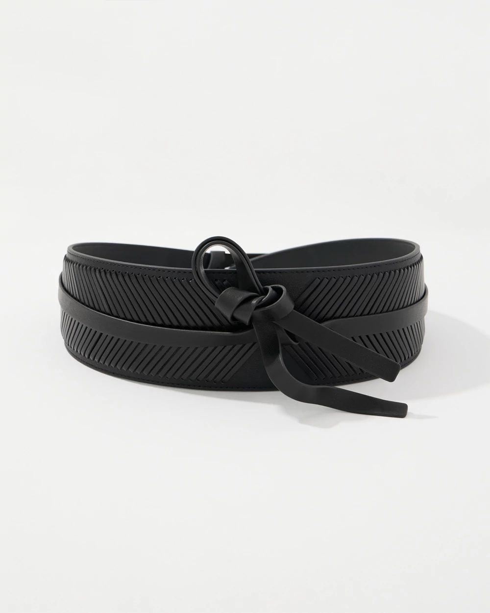 Whip-Stitch Tie Obi Belt click to view larger image.