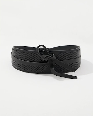 Whip-Stitch Tie Obi Belt click to view larger image.