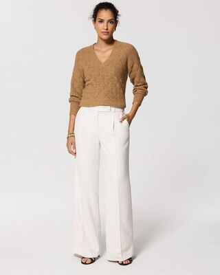 Crepe Wide Leg Pant