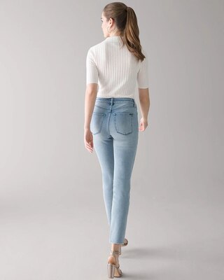 High-Rise Sculpt Tie-Waist Straight Jeans