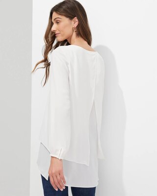 Outlet WHBM Tiered Hem Tunic